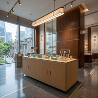 Vitrine de collection modulaire, buffet design pour magasin haut de gamme, vitrine de collection de qualité muséale avec cadre en aluminium