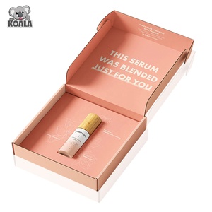 Customize Logo Pink Cardboard Paper Makeup Sets Skincare Perfume <strong>Cosmetic</strong> Folding Corrugated Mailing <strong>Packaging</strong> <strong>Box</strong>