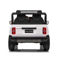 Voiture Électrique pour Enfants Toyota Prado Sous Licence, Véhicule 24V pour Enfants, Voiture Électrique à Batterie 2 Places