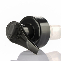 28/400 Gauche-Droite noir PP plastique lisse jupe cou finition extérieure printemps lotion pompe