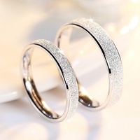 Conjunto de Anillos Clásicos y Modernos para Pareja, Regalo de Compromiso, Boda, Aniversario, Eternidad, Chapado en Rodio, Plata de Ley 925, AAAAA+