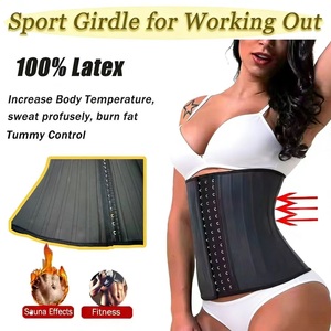 Faja Moldeadora para Mujer 100% Látex, Corsé Reductor de Abdomen, Faja Colombiana de Compresión, Moldeador de Cintura con 25 Varillas de Acero - Product Image 3