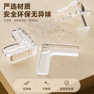 Acrylic Corner Protectors Transparent L-Shaped Furniture Edge Guards Anti-Collision Safety Covers For Home Use - Product Image 3