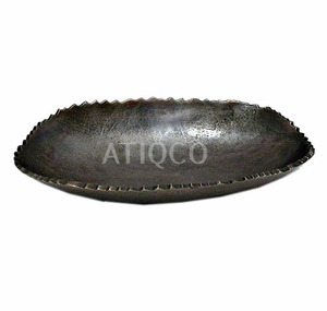 Ala de pájaro Aluminio Metal Fruta Plato Caramelo Cuenco Espejo Pulido - Product Image 5