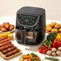 Anbolife Fabricant de friteuses à air 6L, fours à air numériques, friteuses à air intelligentes 6L certifiées CB CE ROHS, OEM