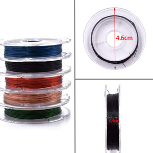Matériel <span class=keywords><strong>de</strong></span> pêche à la mouche, nylon, cuivre, couleurs assorties, 0.3MM, 10 pièces, livraison gratuite - Product Image 6