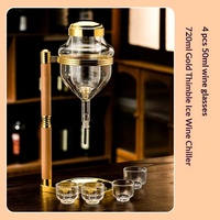 Japanse restaurant-stijl sake-accessoires minimalistisch design ijswijnkan wijnkoeler druppeltype wijnverwarmer kraan wijnbeluchter