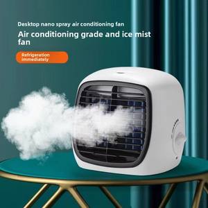 Nouveau mini <span class=keywords><strong>refroidisseur</strong></span> <span class=keywords><strong>d</strong></span>'<span class=keywords><strong>air</strong></span> silencieux alimenté par USB et CA petit vaporisateur de climatiseur de bureau pour dortoir à domicile nouveau ventilateur de réfrigération - Product Image 4