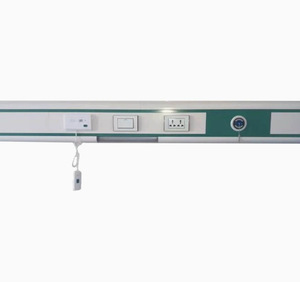 Unité de tête de lit médicale personnalisable en alliage d'aluminium avec alimentation centrale en oxygène, bande de gaz et équipement de nébulisation pour couloir d'hôpital - Product Image 2