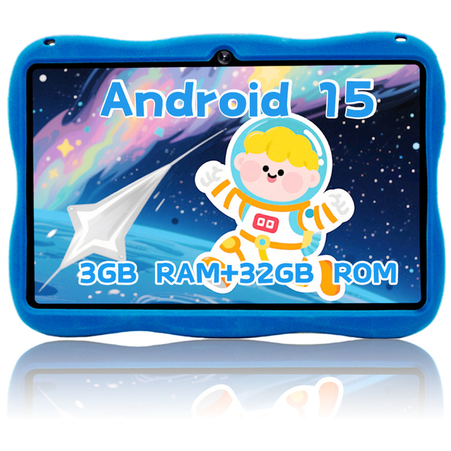 Custom Wholesale New Android 15 7-Inch MTK Kids Tablet 3GB RAM 32GB ROM Educational Tablet Wi-Fi GSM Waterproof Shockproof