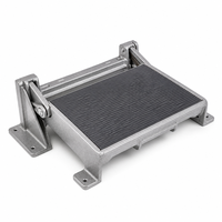 Marchepied pliable portable pour camping-car en aluminium moulé sous pression, antidérapant, robuste, pour caravane, remorque, escalier, fabrication OEM directe d'usine