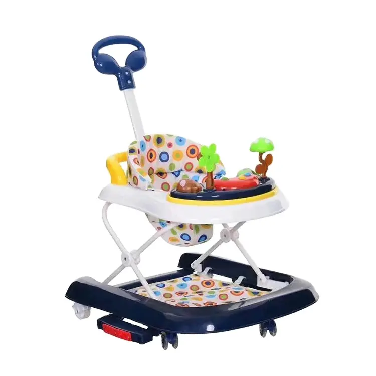 Musical Baby Walker For 6-18 Months Babies With Anti-Roll Over Device And Handle Bar