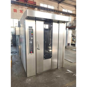 <span class=keywords><strong>Four</strong></span> rotatif à 64/32 plateaux <span class=keywords><strong>avec</strong></span> PLC, gaz ou électrique, grand <span class=keywords><strong>four</strong></span> rotatif de boulangerie à <span class=keywords><strong>chariot</strong></span> pour la cuisson de pains et de gâteaux, idéal pour l'industrie de la boulangerie. - Product Image 2