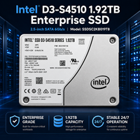 Pour Intel D3-S4510 SSDSC2KB019T8 1,92 To Enterprise SATA SSD 2,5 pouces SATA 6 Gbit/s 3D NAND TLC 560 Mo/s Disque SSD pour serveur