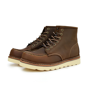 <span class=keywords><strong>Botas</strong></span> de Media Pantorrilla de Cuero de Grano Completo con Construcción Goodyear de Alta Calidad para Hombre, Estilo Vintage, Transpirables e Impermeables para Otoño y Actividades al Aire Libre - Product Image 2
