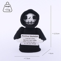 Poupées pommes de terre et ornements citrouille et fantôme en crochet, faits main, à énergie positive, en polyester, pour Halloween, pour l'export, best-sellers