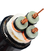 Câble d'alimentation industriel moyenne tension YJV32/YJV22 YJV 3 conducteurs 95mm 120mm 150mm 185mm 240mm Cuivre/XLPE/PVC/SWA/STA Bande d'acier