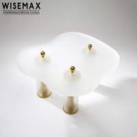 WISEMAX MÖBEL Nordic Modern Design Wohnzimmer klar Acryl Transparent Kunststoff Couch tisch Sofas Acryl Center Tee tisch