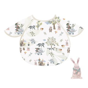 Baberos Impermeables Unisex para Niños, sin Mangas, con Forro de Poliéster, Resistentes al Aceite y a las Manchas, Fáciles de Limpiar, para Comer, Venta al por Mayor, OEM - Product Image 1