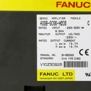 Contrôleur d'amplificateur Fanuc A06B-6096-H208, neuf ou d'occasion, original en stock, garantie d'un an - Product Image 6