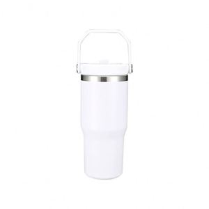 Gobelet isotherme portable en acier inoxydable avec poignée latérale, tasse de voyage sous vide de 20 oz pour voiture et bureau - Product Image 2