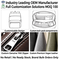 Sac à dos pour bébé en cuir végétalien vintage, grande capacité, pour maternité et organisation, fabrication en gros par usine OEM/ODM en marque blanche