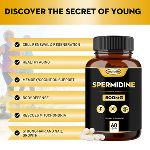 Healthife zinco tiamina 500mg estratto di germe di grano integratore alimentare Vegan capsule di spermidina 1% di alta qualità - Product Image 4