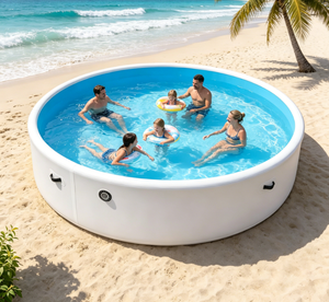 Vanace Portable Backyard Swimming <b>Pool</b> <b>Inflatable</b> Outdoor <b>Pool</b> - Product Image 1