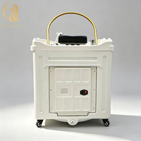 Bac à shampoing portable moderne Chuque Spa Thai Japanese Massage avec réservoir d'eau en acrylique de 60 L pour salon de beauté