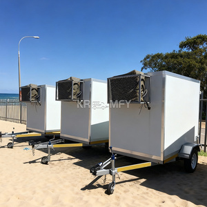 รถขายไอศกรีมมาตรฐานสหรัฐอเมริกา ตู้แช่เคลื่อนที่ รถขายอาหารแช่แข็ง รถพ่วงแช่แข็ง - Product Image 2