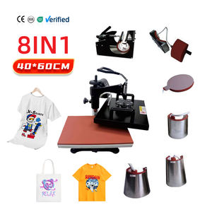 เครื่องรีดความร้อนแบบแท่นไฟฟ้า8-in-1สำหรับเสื้อยืดและเสื้อผ้า - Product Image 4