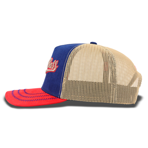 Casquettes de camionneur en daim de haute qualité personnalisées Tcap Chine, 5 panneaux, logo brodé en relief - Product Image 3