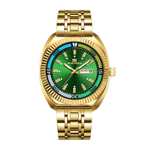 Montre à quartz de luxe, mode décontractée, étanche, bracelet en acier inoxydable, design classique - Product Image 5