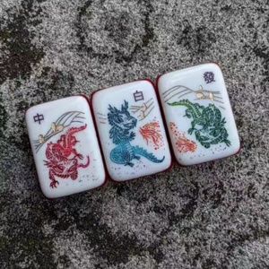 American Luxury Elegant 160-Card 6 Layers <b>Mahjong</b> Tiles <b>Set</b> Acrylic Eco-Friendly Modern Style Artwork - Product Image 5