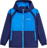 Kapuzen-Regenjacken für Jungen und Mädchen Wasserdichte Regenmäntel Windbreaker für Kinder Leichte Jacken Outdoor-Jacke