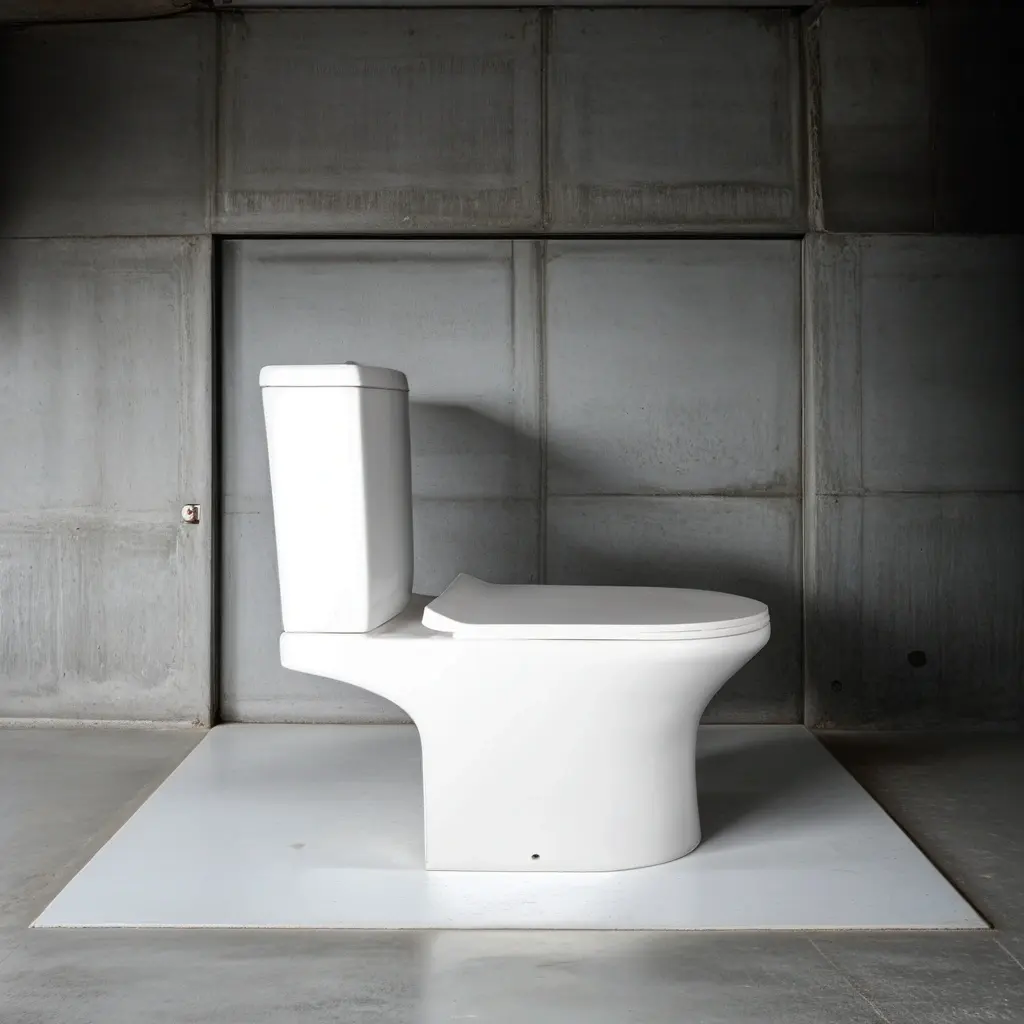 Toilette compactée couplée fermée articles sanitaires en céramique porcelaine porcelaine vitreuse dos au mur chinois