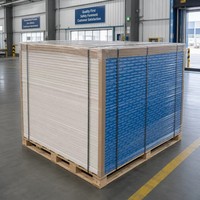 Paneles de Yeso Revestidos de Papel para Interiores, de Alta Calidad y Bajo Costo, Tamaño Estándar, Excelentes Placas de Yeso a Precios Bajos, Venta al Por Mayor