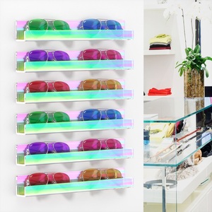 ชั้นวางยาทาเล็บอะคริลิคแบบแขวนผนัง 6 ชิ้น ชุดเดียว สีรุ้งเหลือบรุ้ง สำหรับยาทาเล็บอะคริลิคที่เป็นมิตรกับสิ่งแวดล้อม - Product Image 3