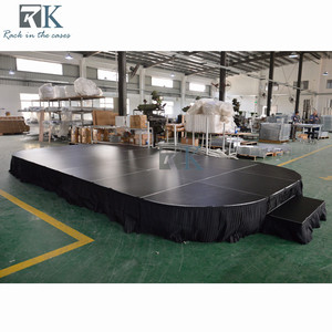Event DJ Aluminum stage Drum stage riser 4x4ft concert stage Portable stage platform - Product Image 3