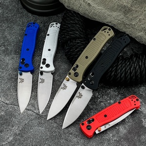 533 Bugout Pocket Knife Outdoor Camping Tactics Nylon Wave Fiber Handle Hunting Survival EDC Folding Knife <strong>Hand</strong> <strong>Tool</strong> US Shipping - Product Image 1