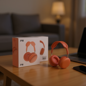 Auriculares Bluetooth P8 con sonido estéreo inalámbrico sobre la oreja para música y llamadas - Product Image 3