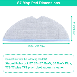 Hot Sales Microfiber Vacuum <b>Mop</b> Cloth Pads S7 S7+ S7 MaxV MaxV+ T7S T7+ T7S+ Robot Vacuums Household Cleaners Microfiber Replace - Product Image 6