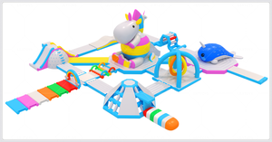 Bơm hơi khổng lồ công viên nước trượt tháp với đôi leo tường, nổi Aqua trở ngại sân chơi cho khu nghỉ mát và hồ vui vẻ - Product Image 6