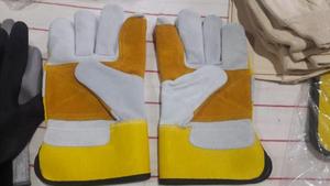 Leather Safety Work <b>Gloves</b> Pakistan 14 Inch for Live Working - Product Image 2