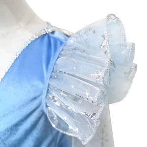 Robe de princesse bleue Elsa pour filles, magnifique robe de fête pour enfants - Product Image 4