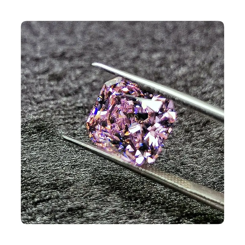 Wholesale Octagon CZ Loose Stones Pink Cushion Cut Cubic Zirconia in China