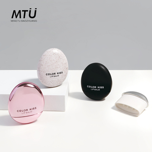 Nhà máy sản xuất, cung cấp tuýp son dưỡng môi hình trứng cao cấp 6ml, tùy chỉnh OEM, chất liệu nhựa ABS màu bạc mờ. - Product Image 1