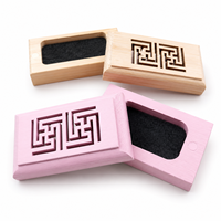 Boîte à encens miniature en bambou très vendue au Moyen-Orient - Porte-encens en bois portable pour la maison et les cadeaux
