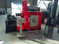 Machine de pliage hydraulique à 2 rouleaux à prix d'usine, équipement de calandrage de plaques de haute précision pour conduits CVC / ventilation, personnalisable OEM