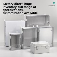 Caja de Conexiones BOERDA IP66 Impermeable de Alto Voltaje 600V/1000V Resistente a los Rayos UV, Caja Eléctrica de PVC, Divisor de Cables Flexible